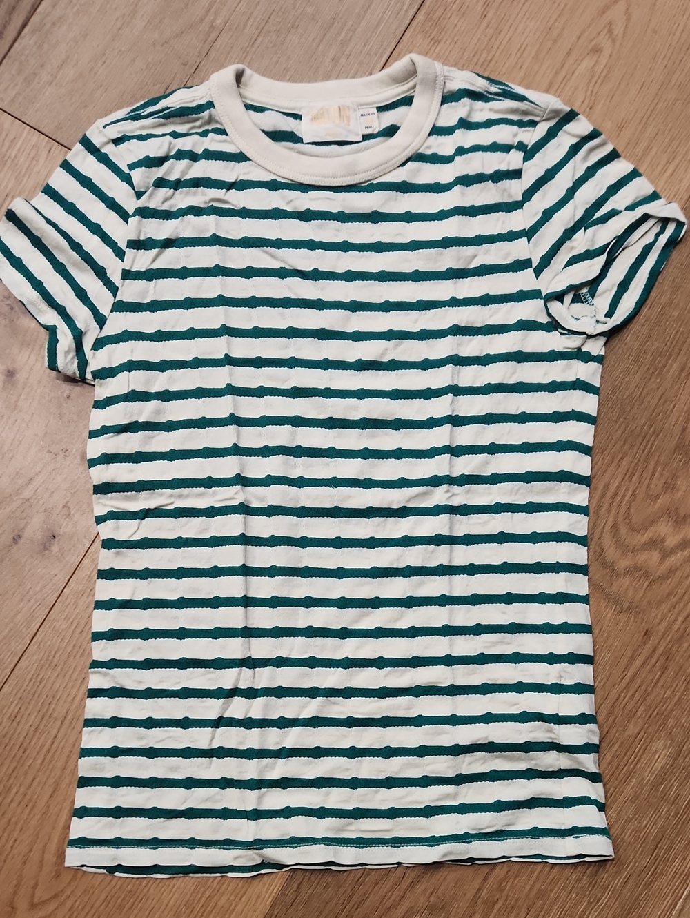 NATION Los Angeles Cream Tee with Stripes